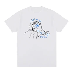 あなたの名前で私を呼び出すヴィンテージのTシャツelio oliver綿の男性のTシャツ新しいTシャツ女性のトップス