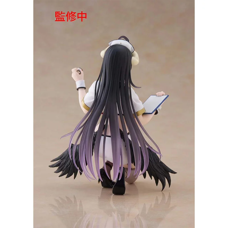 1 【100% أصلي】TAiTO Original Overlord Albedo Desktop Cute Nurse Ver. H = 13 سنتيمتر أنيمي نموذج شخصية الديكور الهدايا اللعب نموذج
