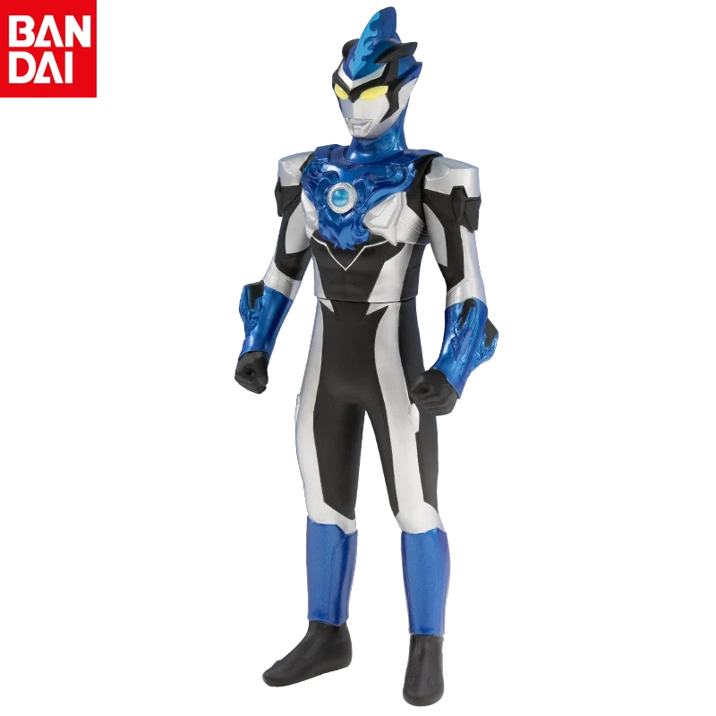 Bandai Genuine Original Ultra Hero Series-Ultraman Blue Water Jumping Form Anime Movable Model Collection Figure Holiday Gift