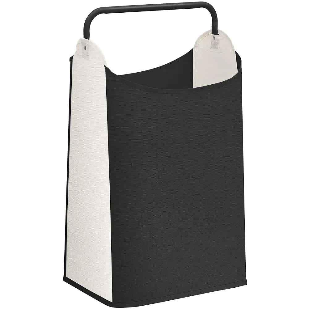 

Большая корзина для белья с прочной металлической ручкой, складная корзина для белья, отдельно стоящая водонепроницаемая корзина для одежды для прачечной