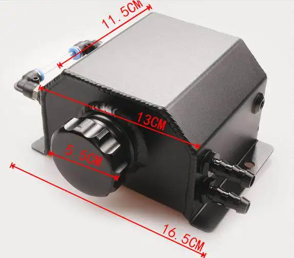 Modified universal racing off-road vehicle competitive auxiliary water tank, all aluminum auxiliary water tank 1L 2L