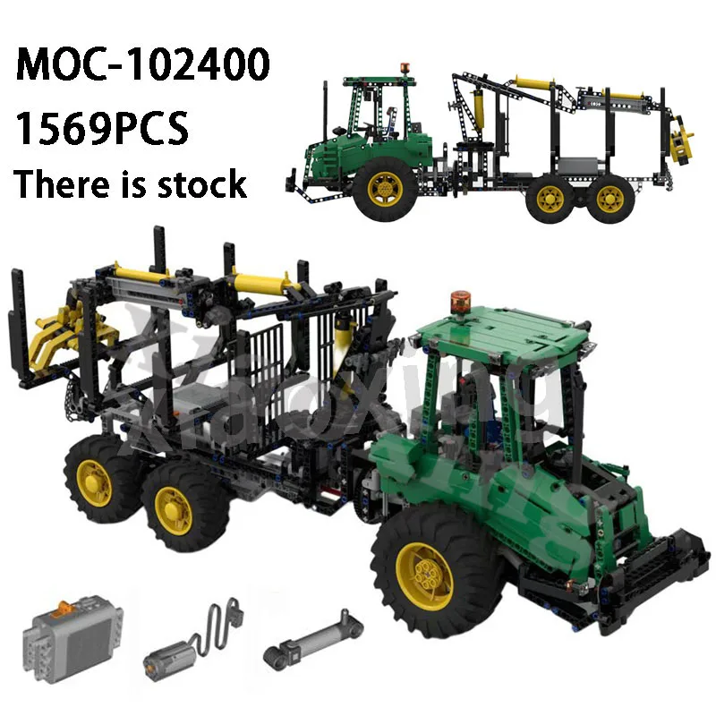 

New MOC-102400 Super Freight Forwarder Truck Truck Building Blocks 1569pcs Adult Interest DIY Collection Kids Birthday Gifts