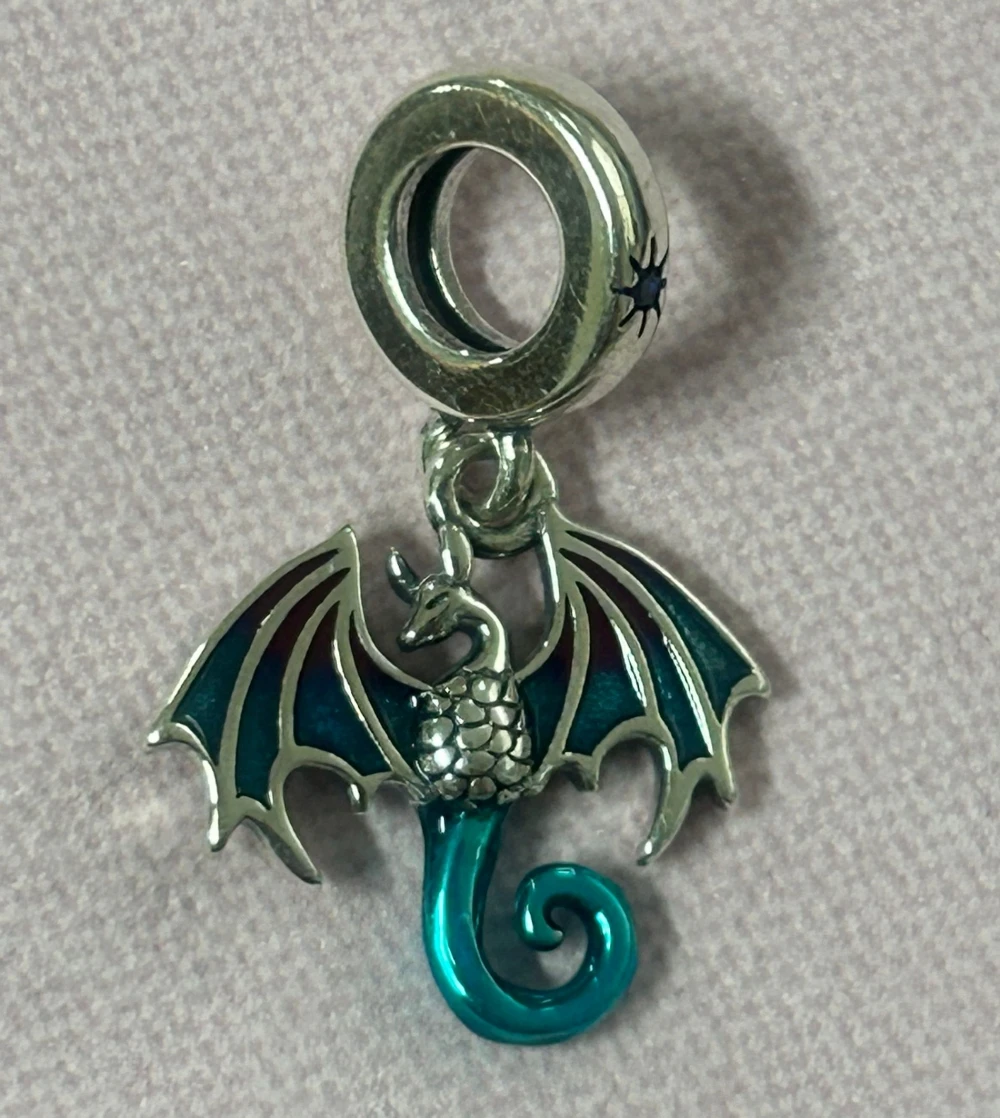 European 925 Fashion Blue Guardian Eye Palm Pendant fit Original Bracelet Pendant, Self designed Jewelry Gifts for Women