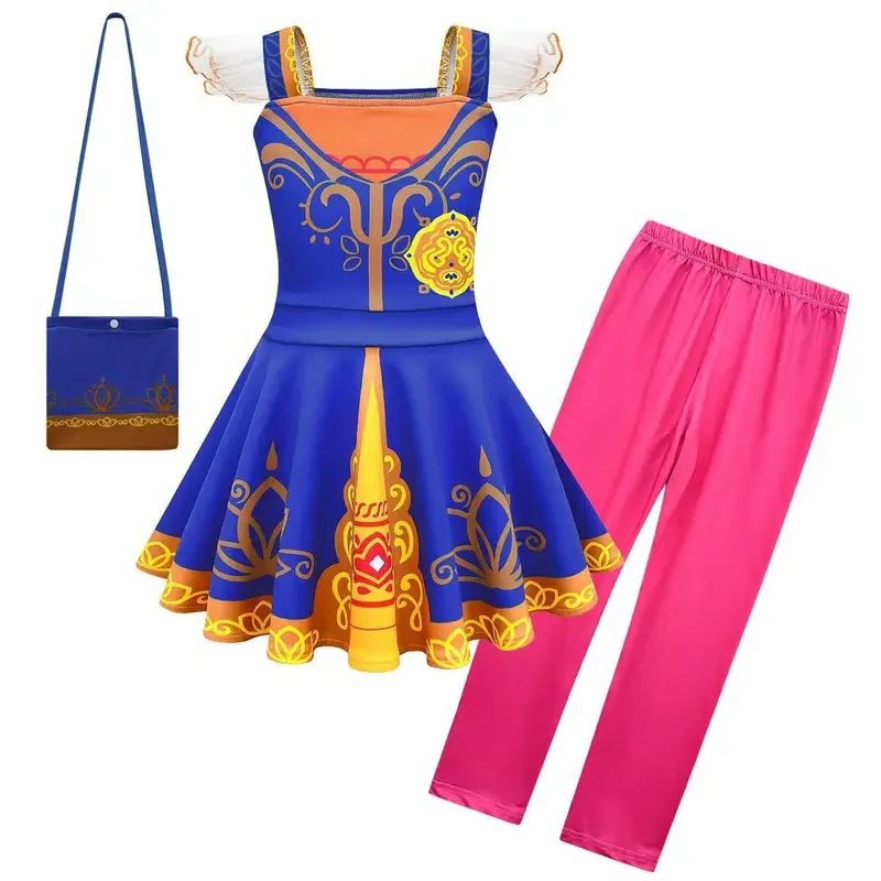 Girls dress Halloween Mira Royal detective dresses girls Cosplay Costume Princess Mira dress kid birthday party clothing