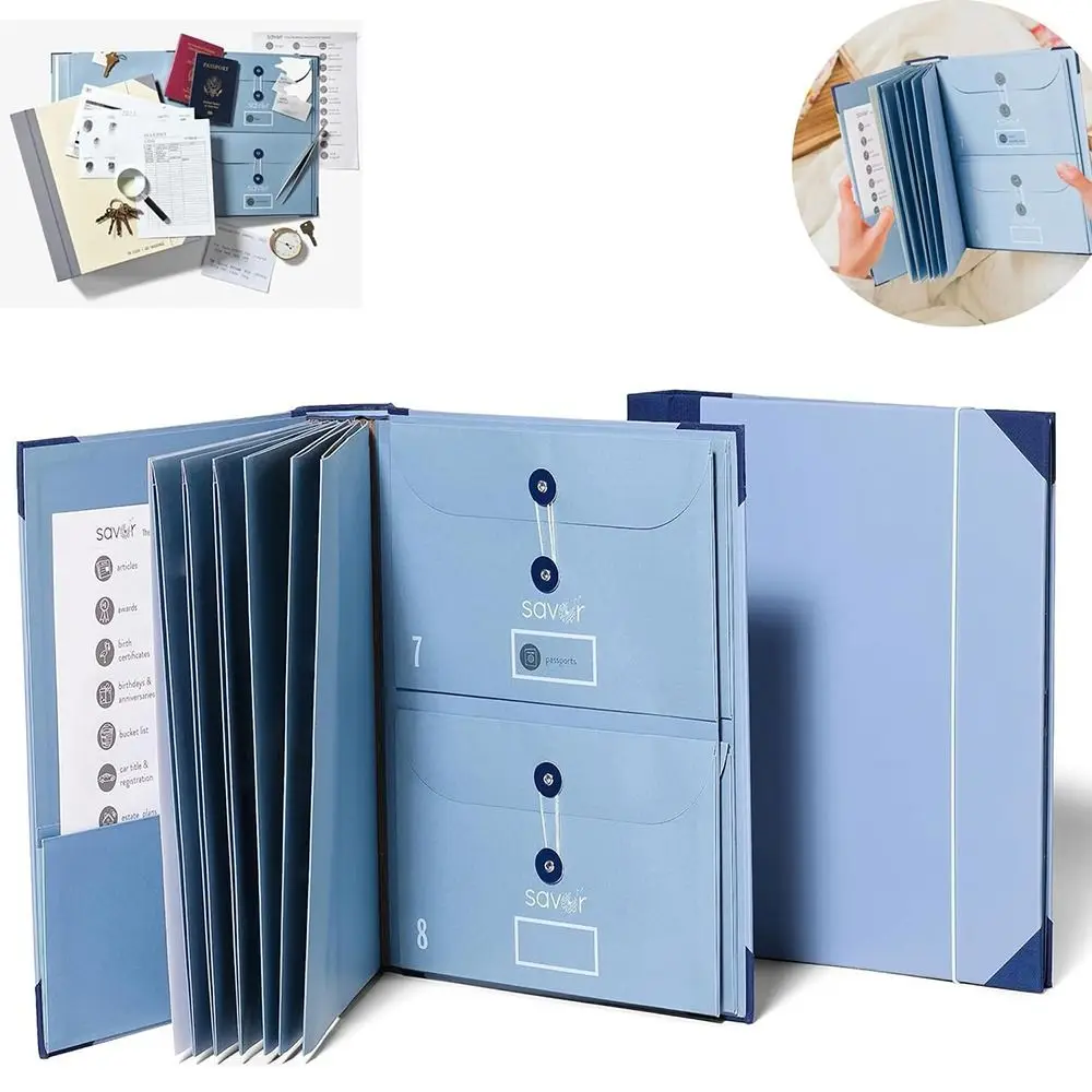 

Loose Leaf Binder In Case I Go Missing Binder Labels Quick and Easy Storage Important Document Organizer Elastic Sealing Design