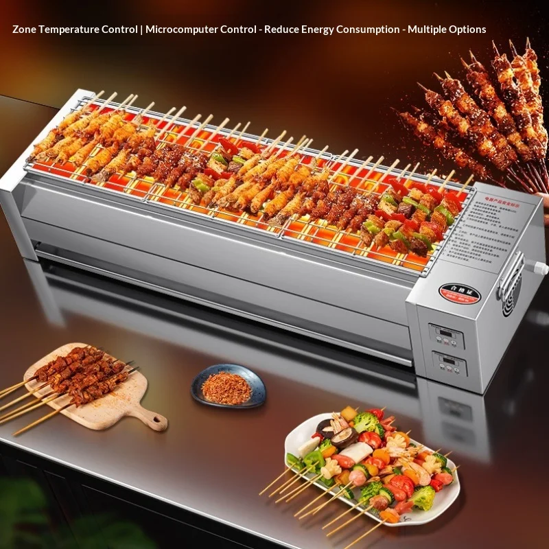 Portable Stainless Steel Smokeless Charcoal BBQ Grill Foldable Outdoor Patio Backyard Camping Grills Bbq Grill Outdoor Barbecue