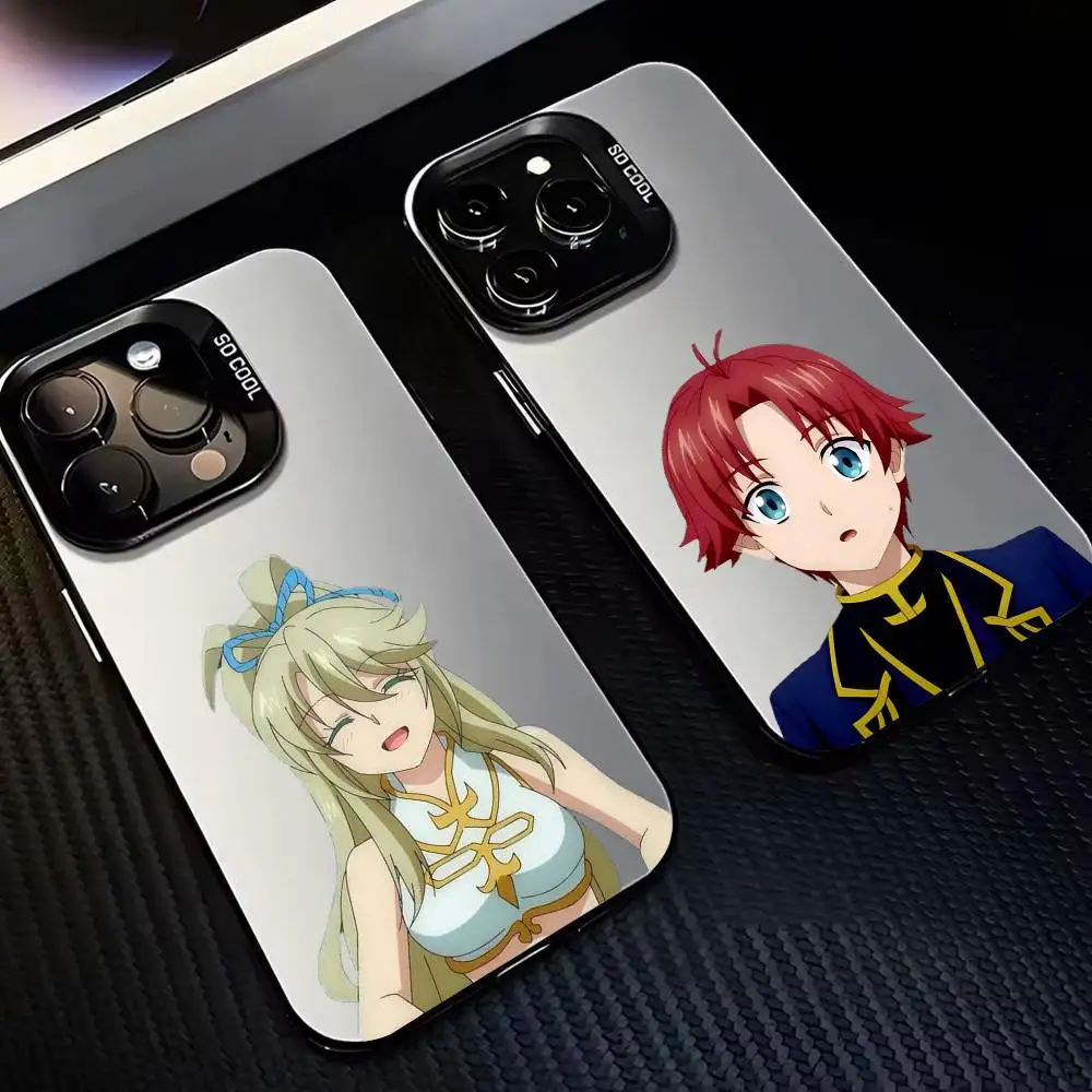 

Botsuraku Yotei no Kizoku dakedo Phone Case For iPhone17,16,15,14,13,12,11 Plus,Pro Max Candy Silver Plated Inside Cover