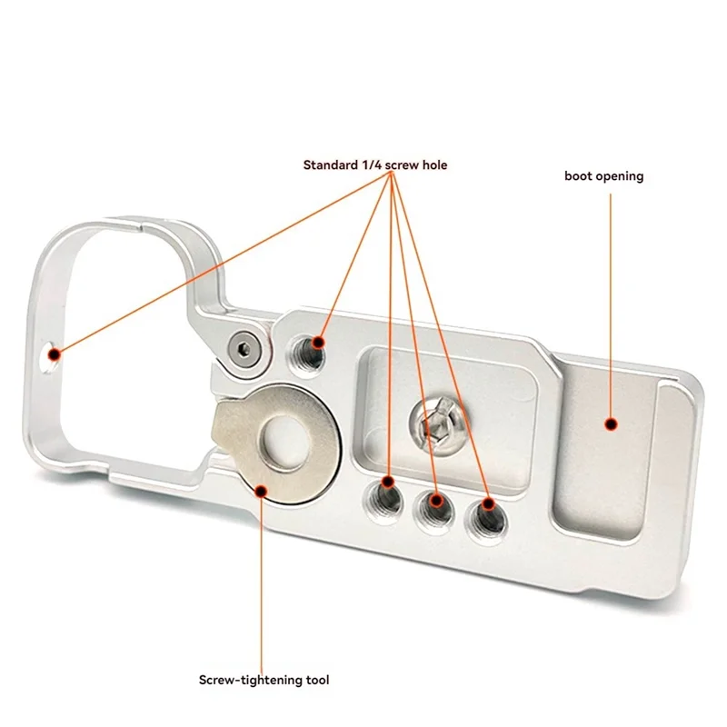 B04B-Kamera Quick Release Platte Halter Hand Grip Adapter Für Sony ZVE10 Kamera Halterung Multifunktionale Basis Basis Platte