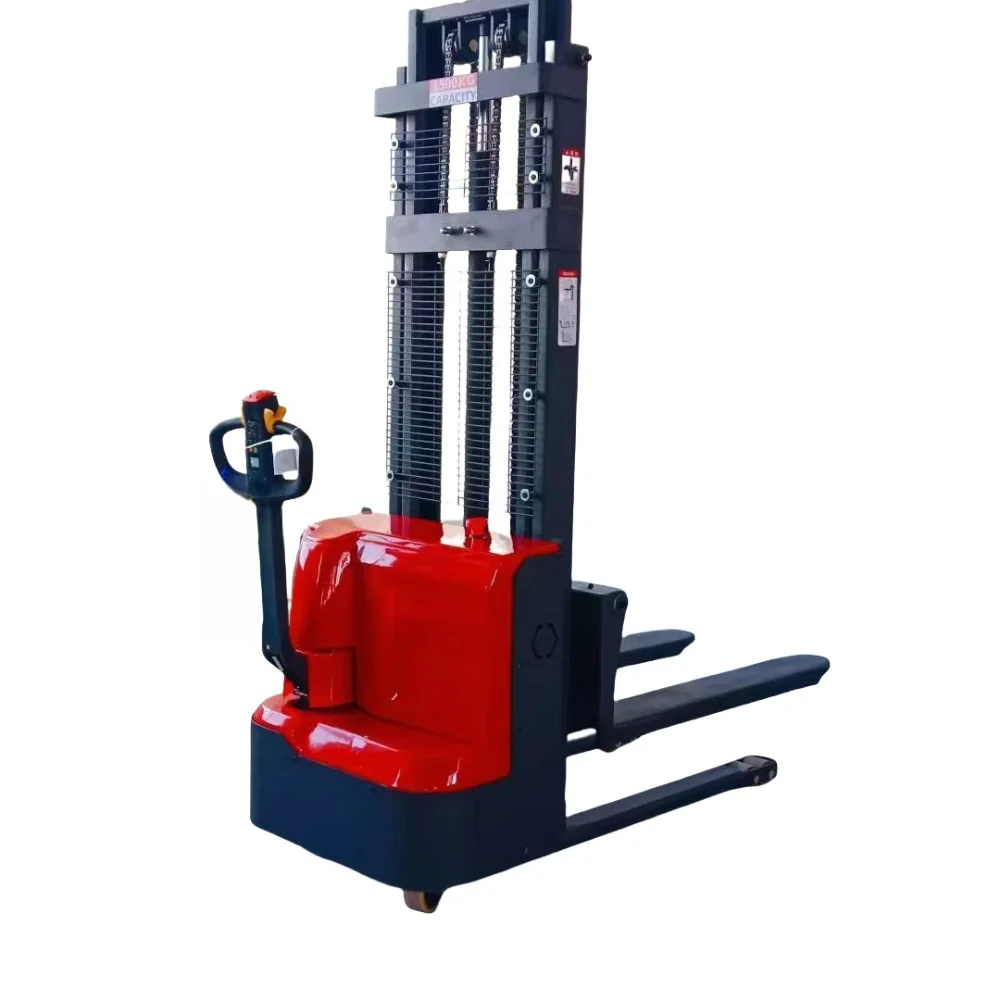 

Full Electric Forklift Cheap Price 1500kg 2000kg,Lifting Height 1.6m Electric Stacker Forklift