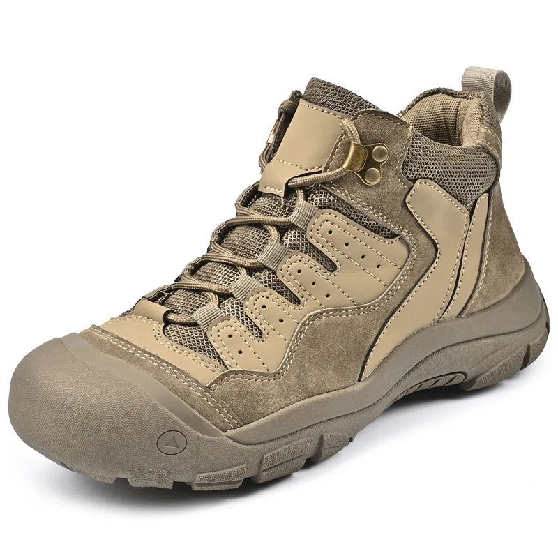 

Non-Slip Outdoor Male Sneakers Suede Leather Treking Footwear for Men Casual Hiking Shoes Travel Climbing Camping Trainers Male
