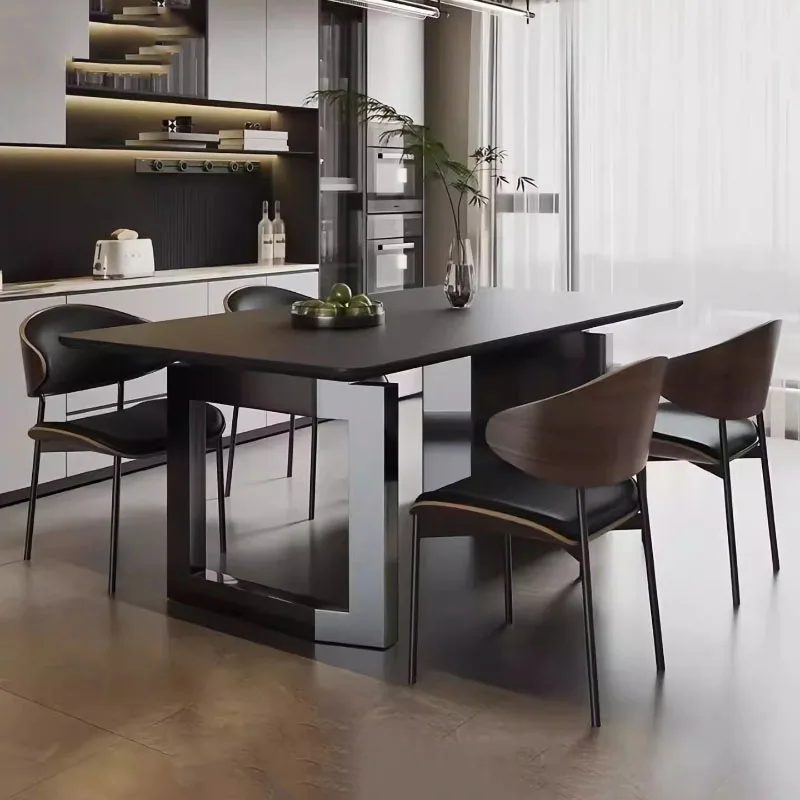 Simple Modern Dining Table Sets Luxury Kitchen Furnitures Space Saving Folding Table Portable Esstisch Living Room Furniture