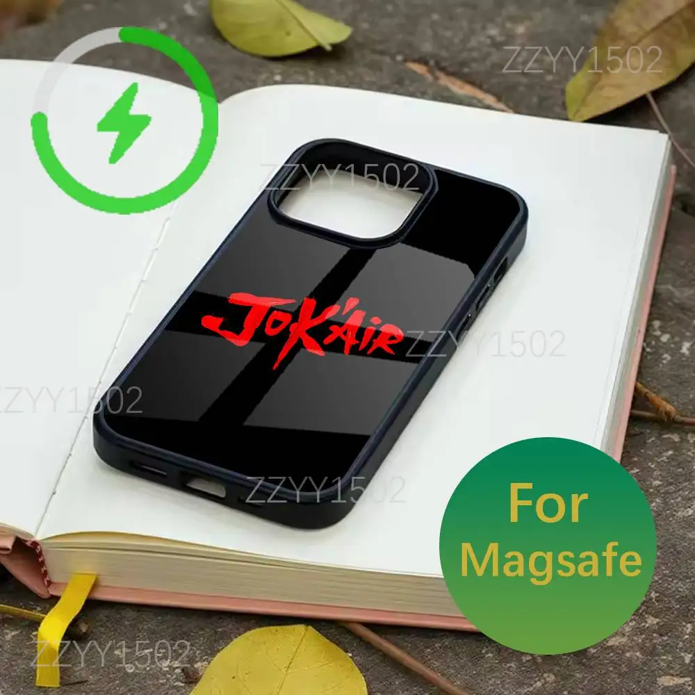 Jokair Jok Travolta 2025 coque de téléphone pour iPhone 17,16,15,14,13,12,11,Pro,Max,Plus,Mini,SE4,E Magsafe charge sans fil