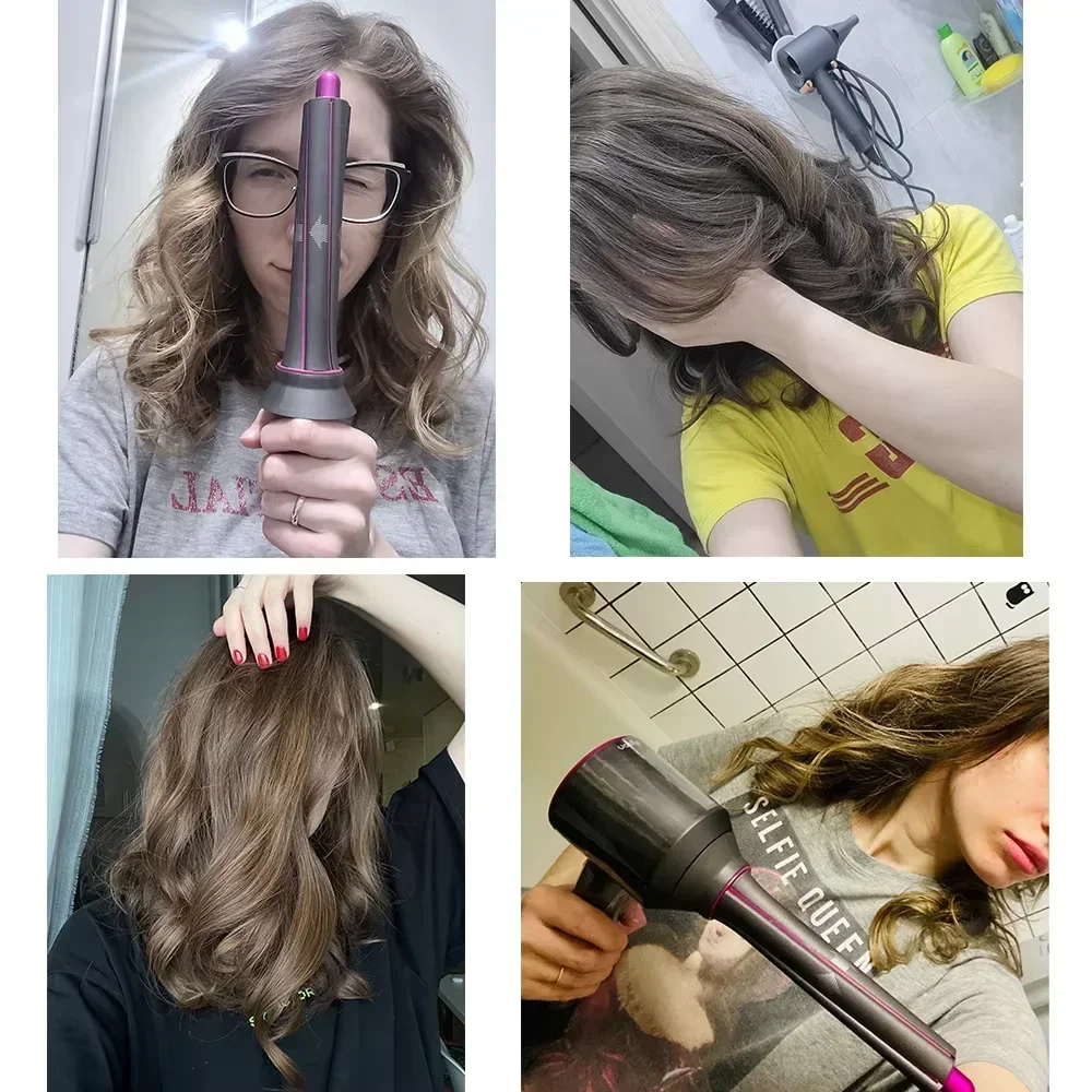 فوهة الشباك الأوتوماتيكية 30 مللي متر لمجفف الشعر دايسون الأسرع من الصوت مرفق مصفف الهواء 2 قطعة ملحقات التصميم الاحترافية