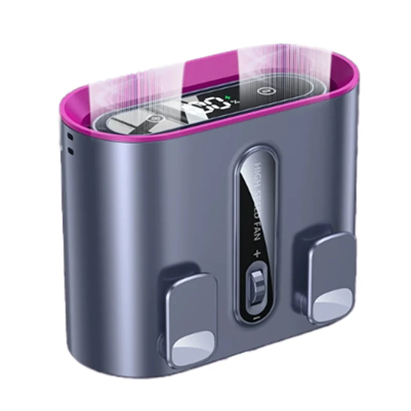 

KYCOR-подвесной вентилятор на талии, 6000 мАч, портативный поясной зажим, высокоскоростной двойной канальный подвесной настольный электрический вентилятор на шею