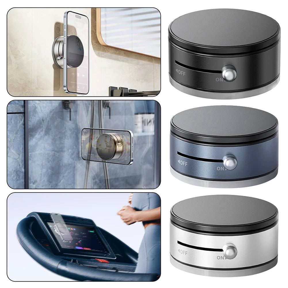 

Вакуумный держатель для телефона, магнитная присоска, автомобильная подставка для телефона 360° ° Вращающийся автомобильный кронштейн для домашней кухни