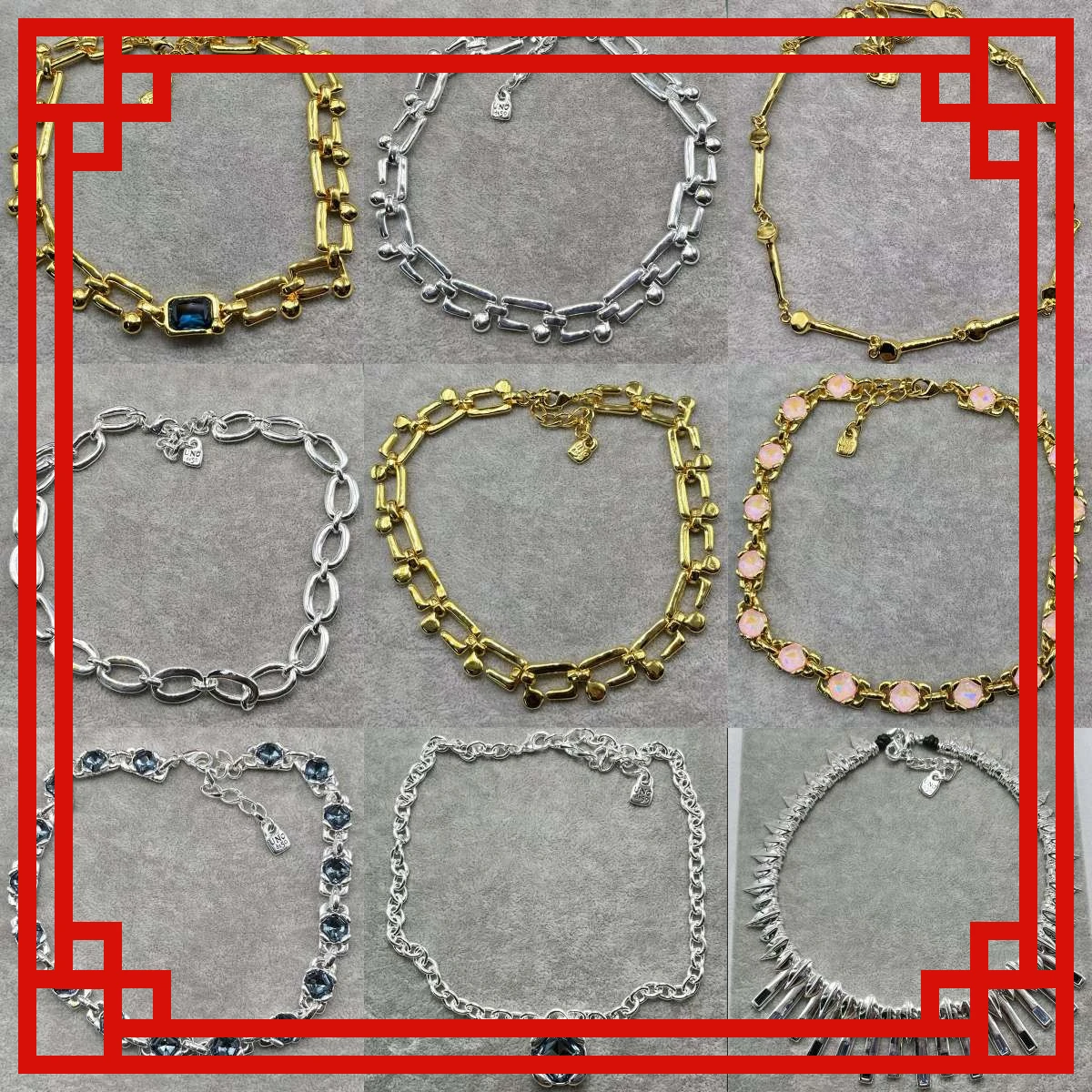 

2025 Fashion Hot Selling Spanish Fashion Silver High end Necklace Exquisite Jewelry Weight Sense Light Luxury Accessories
