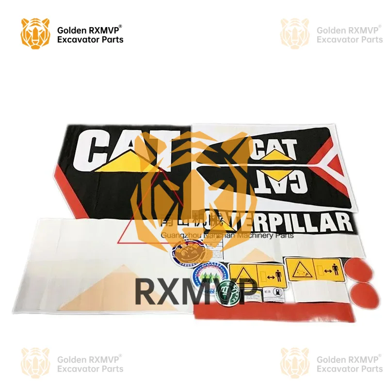 For Caterpillar  E305.5E 306E2 307E 308E2 309E2 All Car Sticker Body Decal Color Bar Excavator accessories