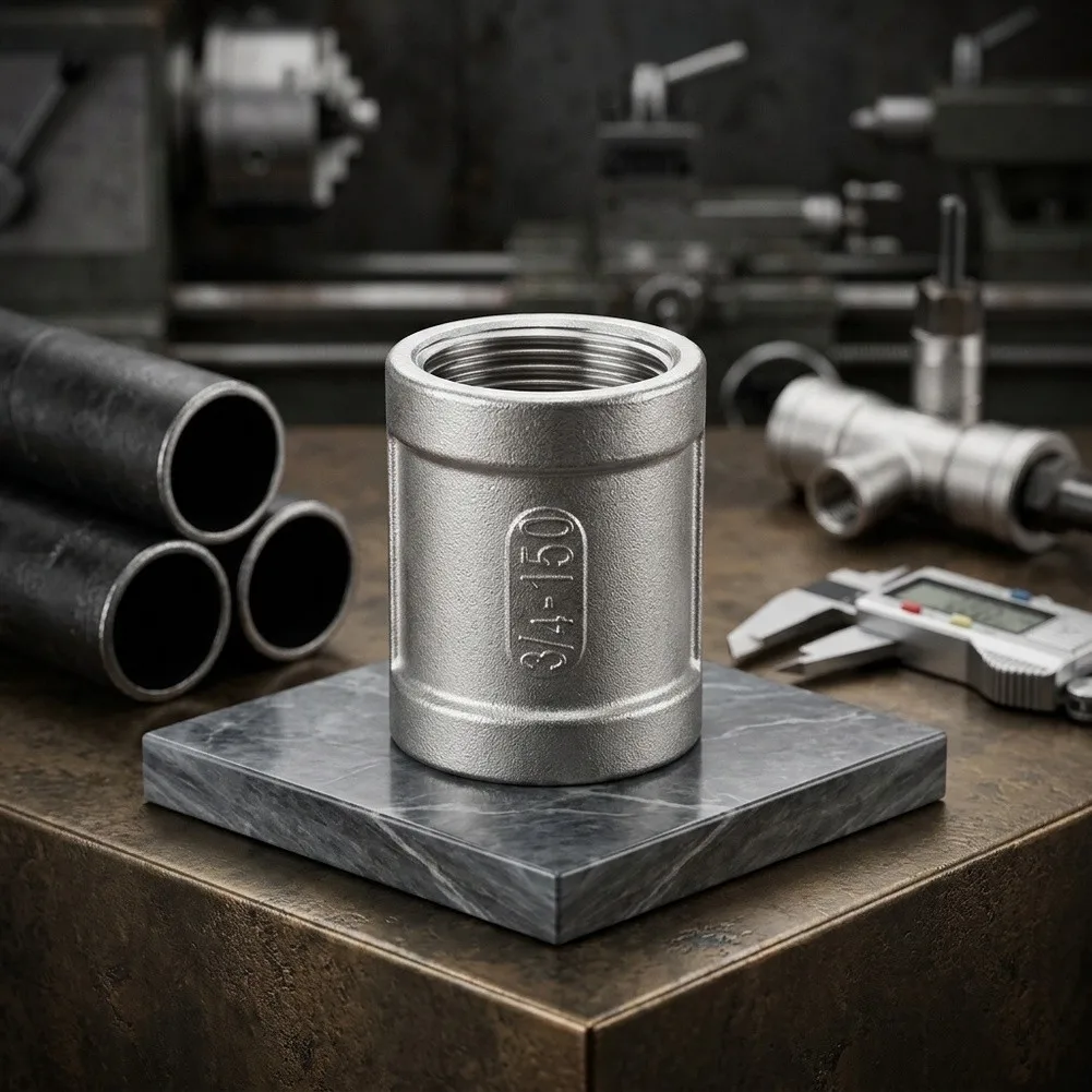 Stainless Steel Straight Couplings 304 for Use with Air Lines and Pneumatic Equipment with Fine Mesh Filter 4 Pack