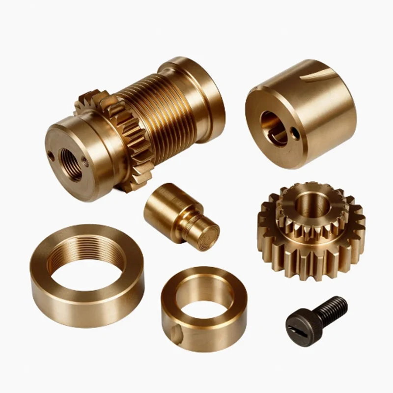 

Изготовленные на заказ латунные детали, обработанные на станке с ЧПУ, различные латунные втулки и разъемы для шестерен