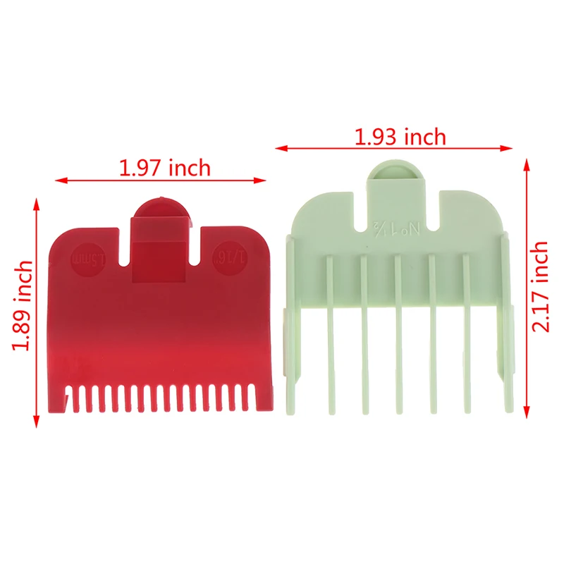 2X guía para cortadora de pelo accesorio de peine limitado recortadora afeitadora reemplazo de corte de pelo