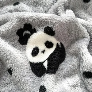 Softdecke gedruckte Panda für Betten, Single, Königin, König von Plüsch, Sofa -Decken, weich, heiß, Winter 6 Hauptverkauf Panda - №1