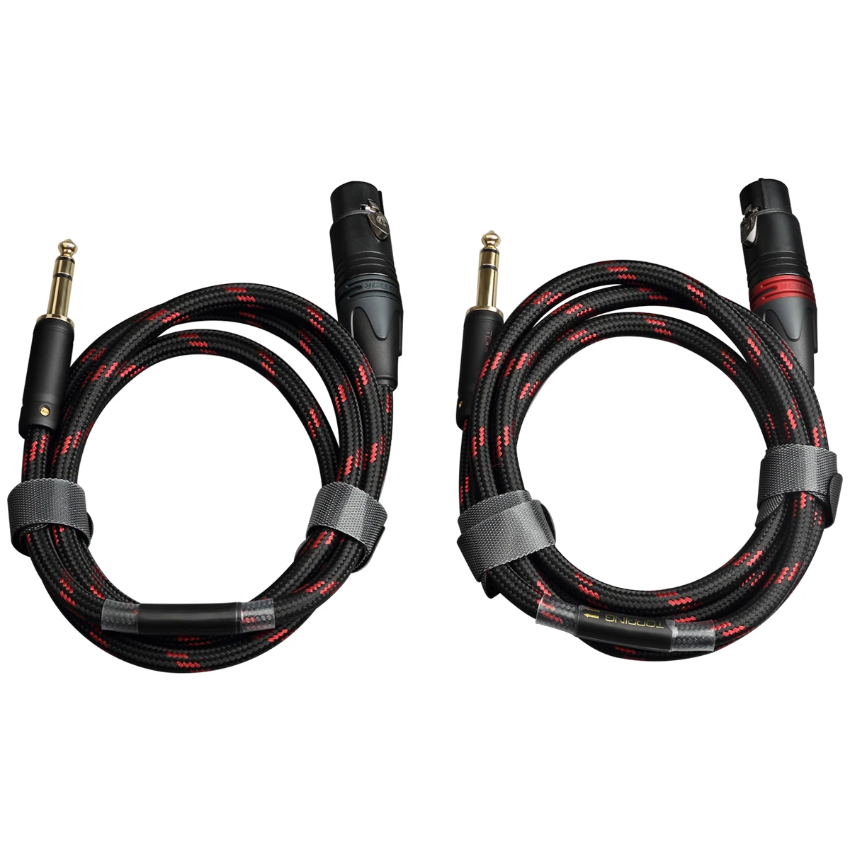 Cable de Audio HIFI TOPPING TCT3, Cable de equilibrio de cabeza hembra XLR de tres núcleos, resolución 6,35