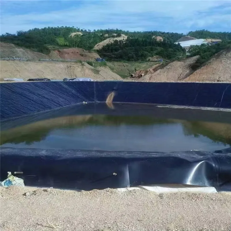 Custom Size HDPE Geomembrane Pond Liner for Aquaculture Reservoir Mining Landfill and Waterproof Construction Projects