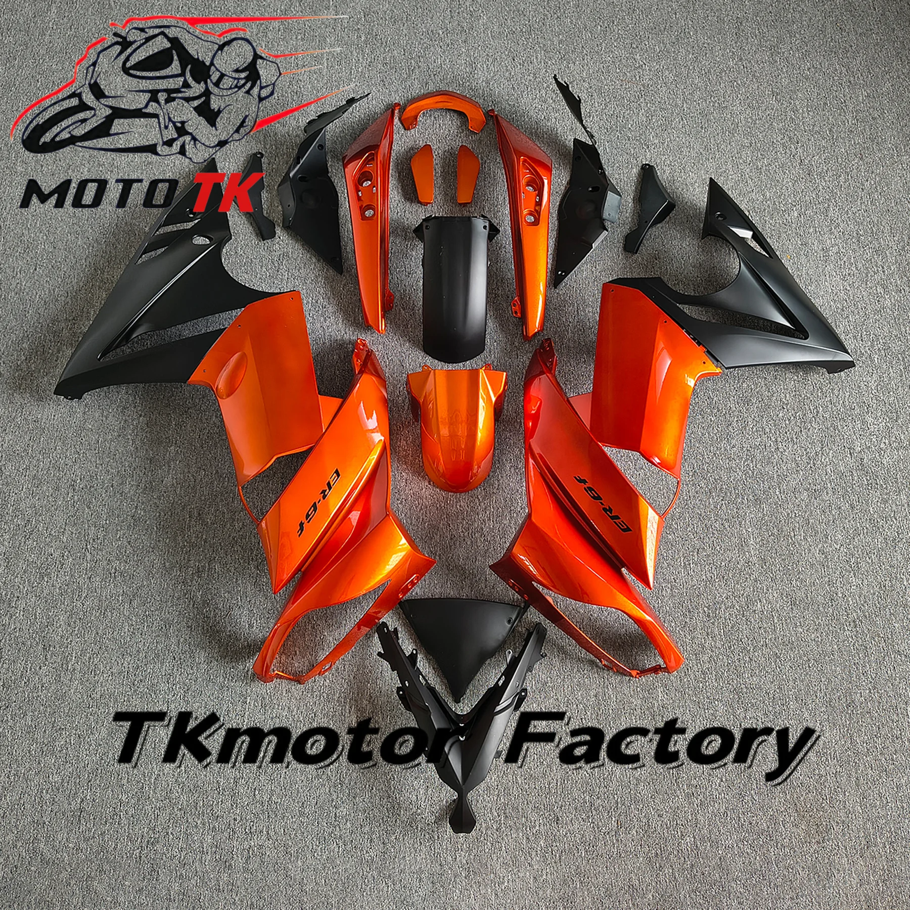Durable Bodywork fairing For Kawasaki ER6F Ninja650 Motorcycle 2009-2011 Fairing kit Full fairing kit Bodywork fairing kit ABS