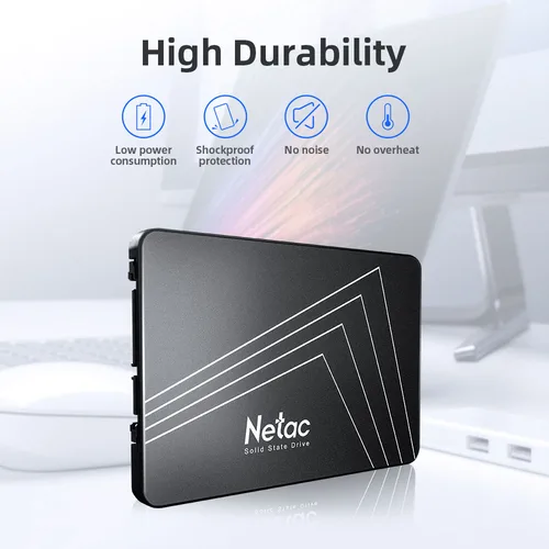 Imagen 2 del producto Netac SATA SSD 1TB SATA3 2,5 128G 256G 512G 2TB HDD discos duros 560MB/S unidad interna de estado sólido dura para ordenador portátil SSD de escritorio