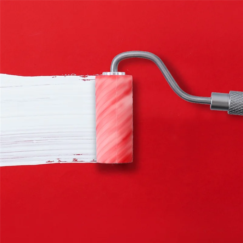 

BHTS-Мини силиконовый валик для рисования, набор для украшения, 48 мм, небольшой валик для краски, лоток для ремонта настенной живописи, кисть