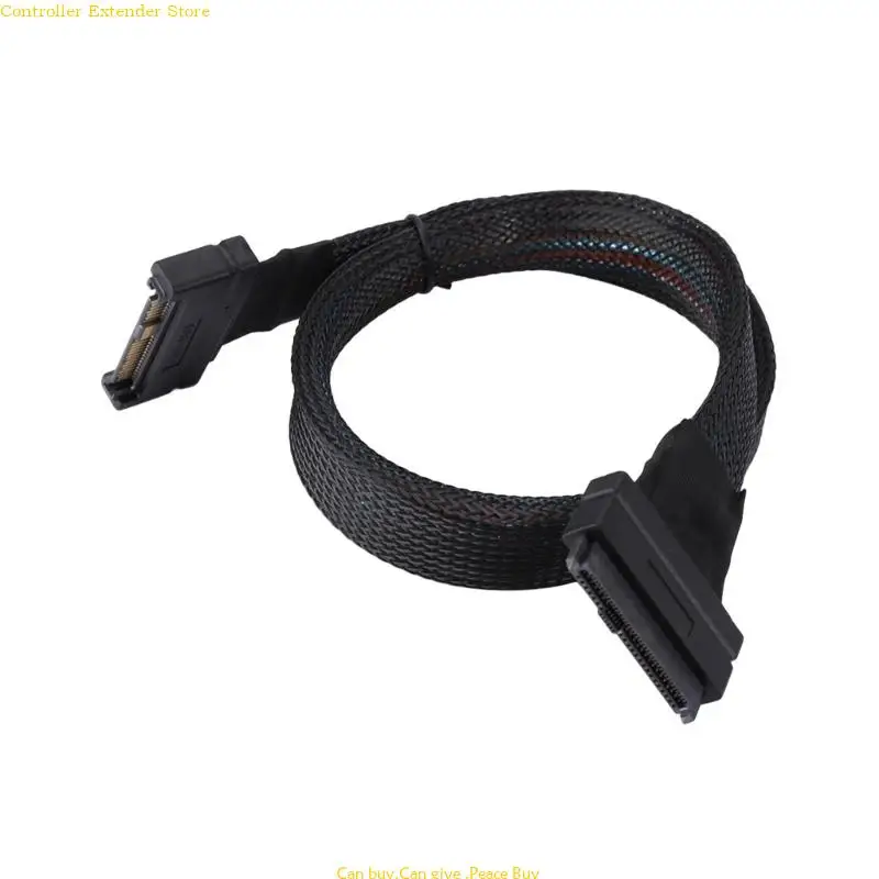 

SFF8639 Male to SFF8639 Female NVME PCIe Cable Server External Hard Drives Cable Server Cable Replacement For Hard Disk