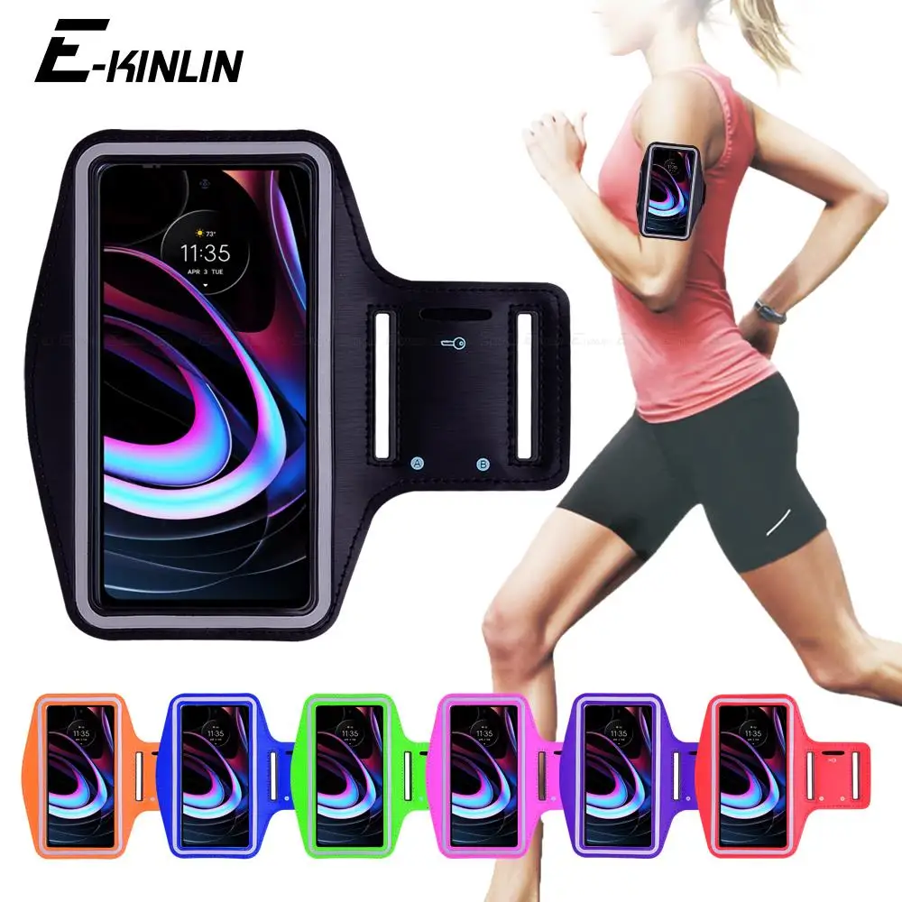Funda de teléfono para correr, gimnasio, deporte, deporte, entrenamiento, para Motorola Moto Edge 40 30 20 Fusion Lite Ultra Neo Pro S Plus, funda con banda para el brazo