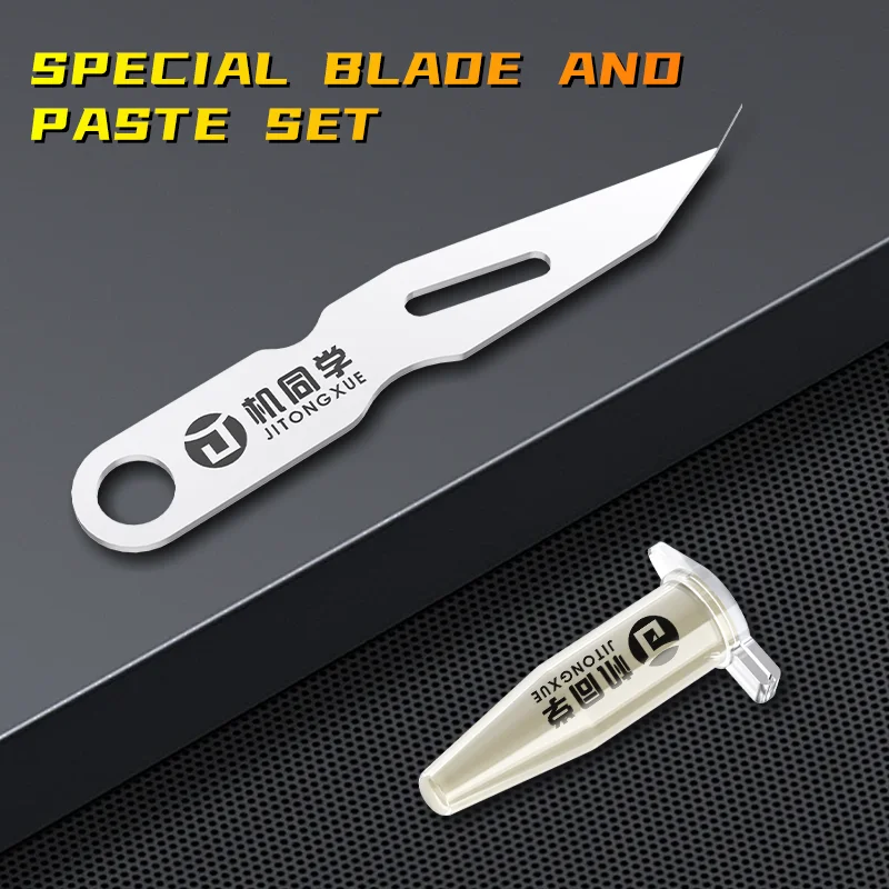 JTX Nano Conductive Silver Paste Repair Patching Blade Set For iPhone Screen Water Ingress Cause Yellow/Green Circuit Tool