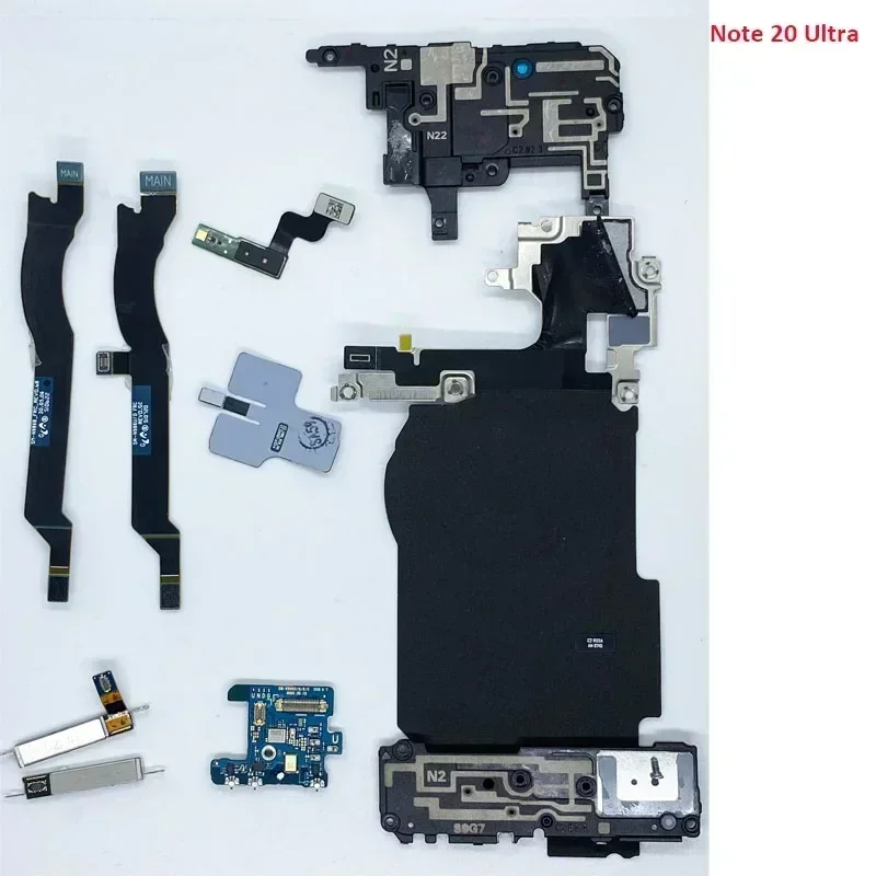 

For Samsung Galaxy Note 20 Ultra N986B N986U N985F WIFI Signal Antenna Charging Board 5G NFC Wireless Coil Micro Cable Flash