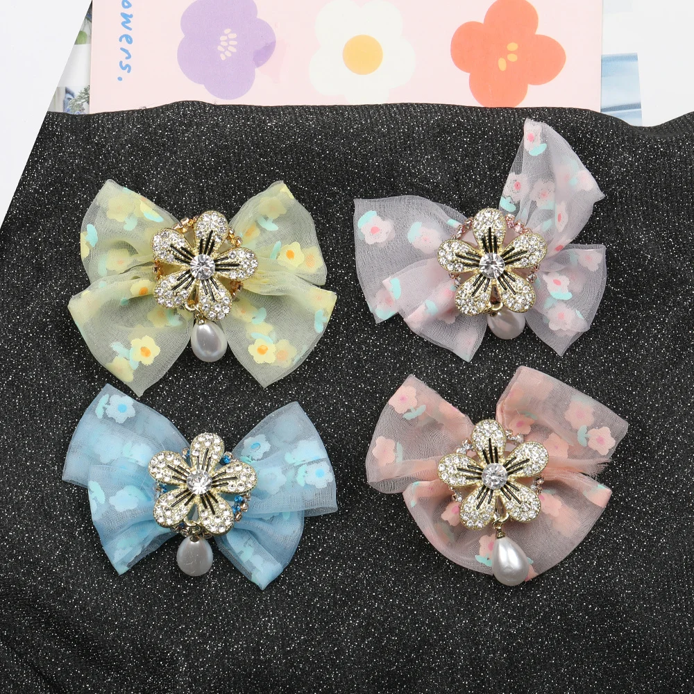 

Cordial Design 20Pcs 61*74MM Jewelry Findings & Components/Fancy Beads/Hand Made/DIY Bead/Rhinestone Effect/Bowknot Shape #17302