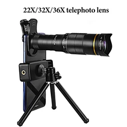 32X Telescope For Phone Mobile Photography Lens Zoom For Cell Camera For iPhone Zoom Mobile Lens Microscope For Phone Lenses