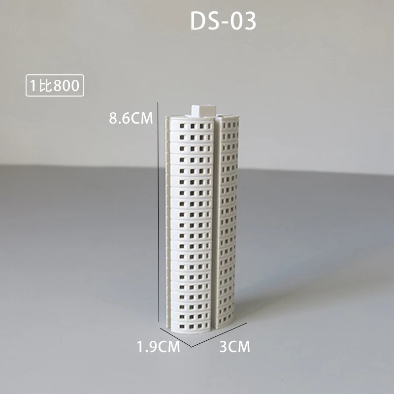 Simulation Miniatur Gebäude Modell Kit ABS Kunststoff Architektur Haus Diorama Materialien für Sand Tisch Szene Modell Machen 1Pcs