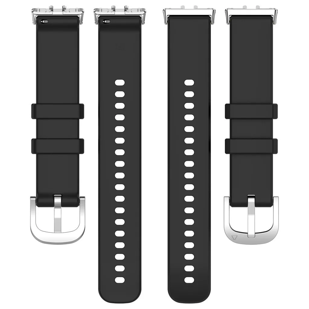 สายซิลิโคนสําหรับ Samsung Galaxy Fit3 Fit 3 SM-R390 เรียบง่ายสีลูกกวาดสมาร์ทวอท์ชสายรัดข้อมือแฟชั่น