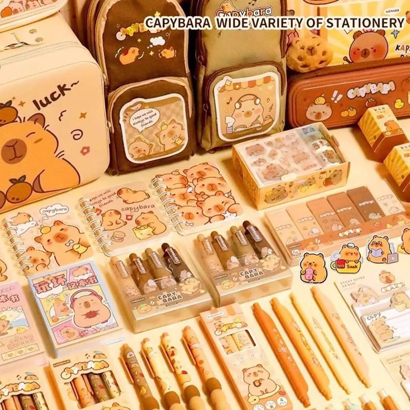 capybara-set-di-cancelleria-materiale-scolastico-per-studenti-astuccio-di-grande-capacita-per-studenti-collezionisti-studio-journaling-lavoro-a-casa