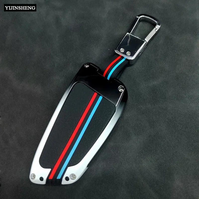 3 4 Buttons Zinc Alloy Style Car Key Case Cover Holder for BMW X1 X3 X5 X6 X7 1 3 5 6 7 Series G20 G30 G11 F15 F16 G01 G02 F48