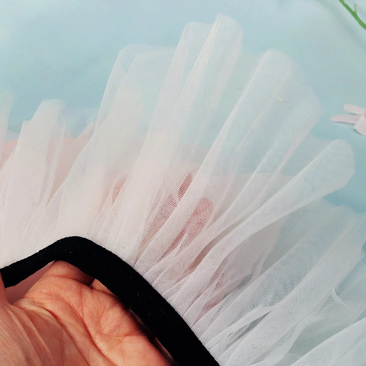 Fashion Tulle Ruffle Collar For Women Party Clothing Accessories Detachable Neck Ruff Luxury Victorian Cosplay Clown view 5