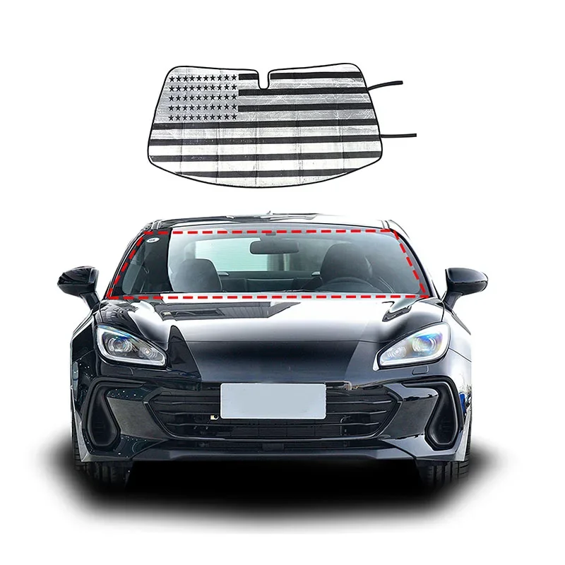 For Subaru BRZ/Toyota 86 2012-2023 Car Front Windshield Full Window Glass Sun Protection Parasol Aluminum Foil Accessories