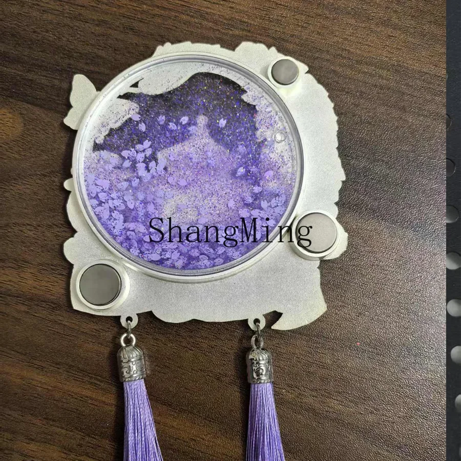 

CL creative metal quicksand relief fridge magnets travel souvenirs wrought iron alloy ornaments