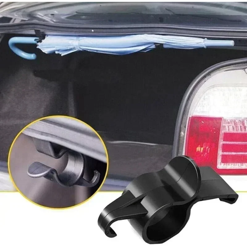 1/2/4/6pcs Multipurpose Car Trunk Hook Universal Auto Interior Hanger for Umbrella Towel Bag Storage Organizer Accessory