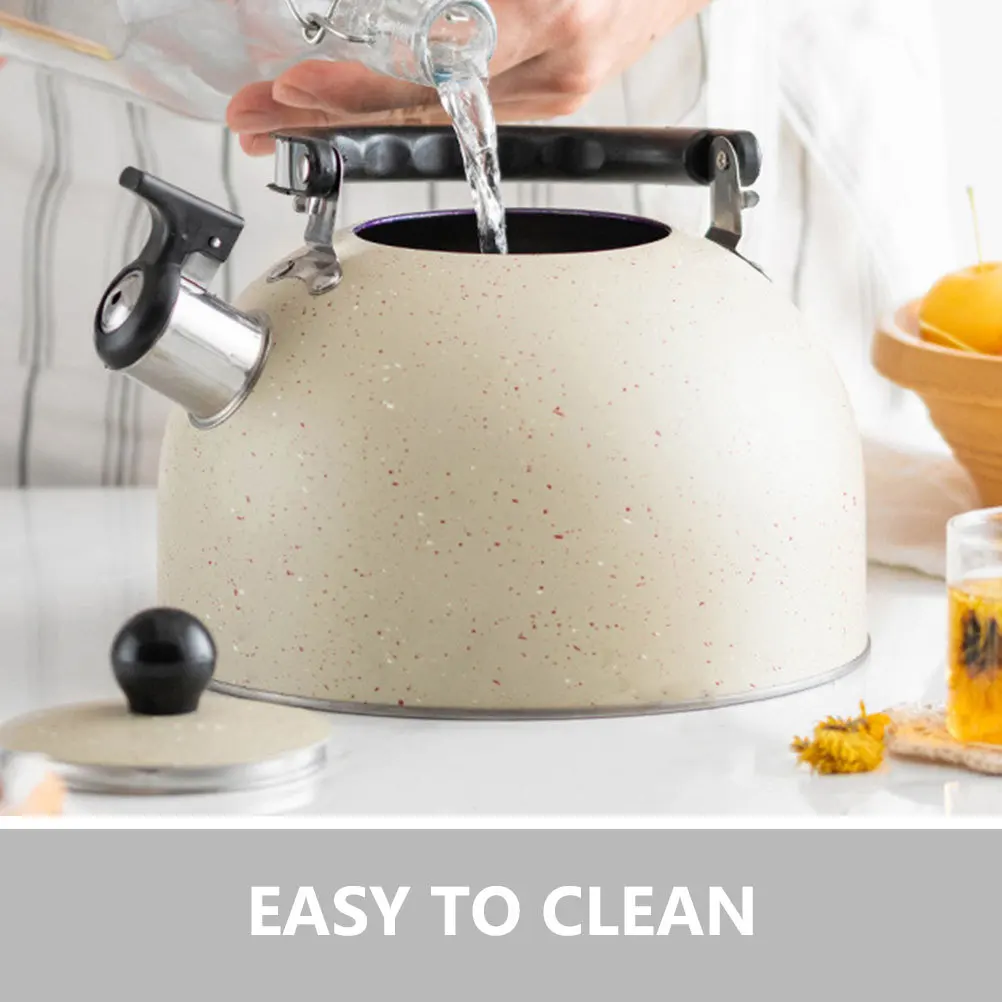 

2.5L Kettle Stainless Steel Stovetop Water Kettle For Home Restaurant Hotel Use Gas Electric Induction Compatible