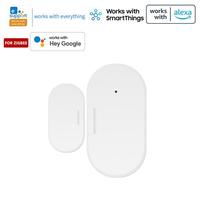 Door Magnetic Sensor Zigbee Smart Wireless Ewelink App Control Work With Zigbee Wireless Gateway Hub Window Door Gate Detector