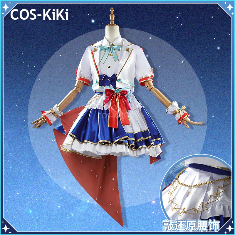 

COS-KiKi Vtuber Hololive Akai Haato игровой костюм великолепный милый косплей костюм Хэллоуин вечерние наряд для ролевых игр любой размер