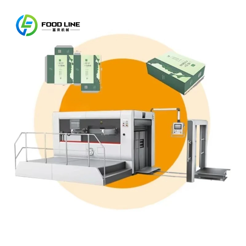 Customized Corrugated Cardboard Box Paper Creasing Die Cut Punching Box Making Machine Carton Box Making Machine Prices