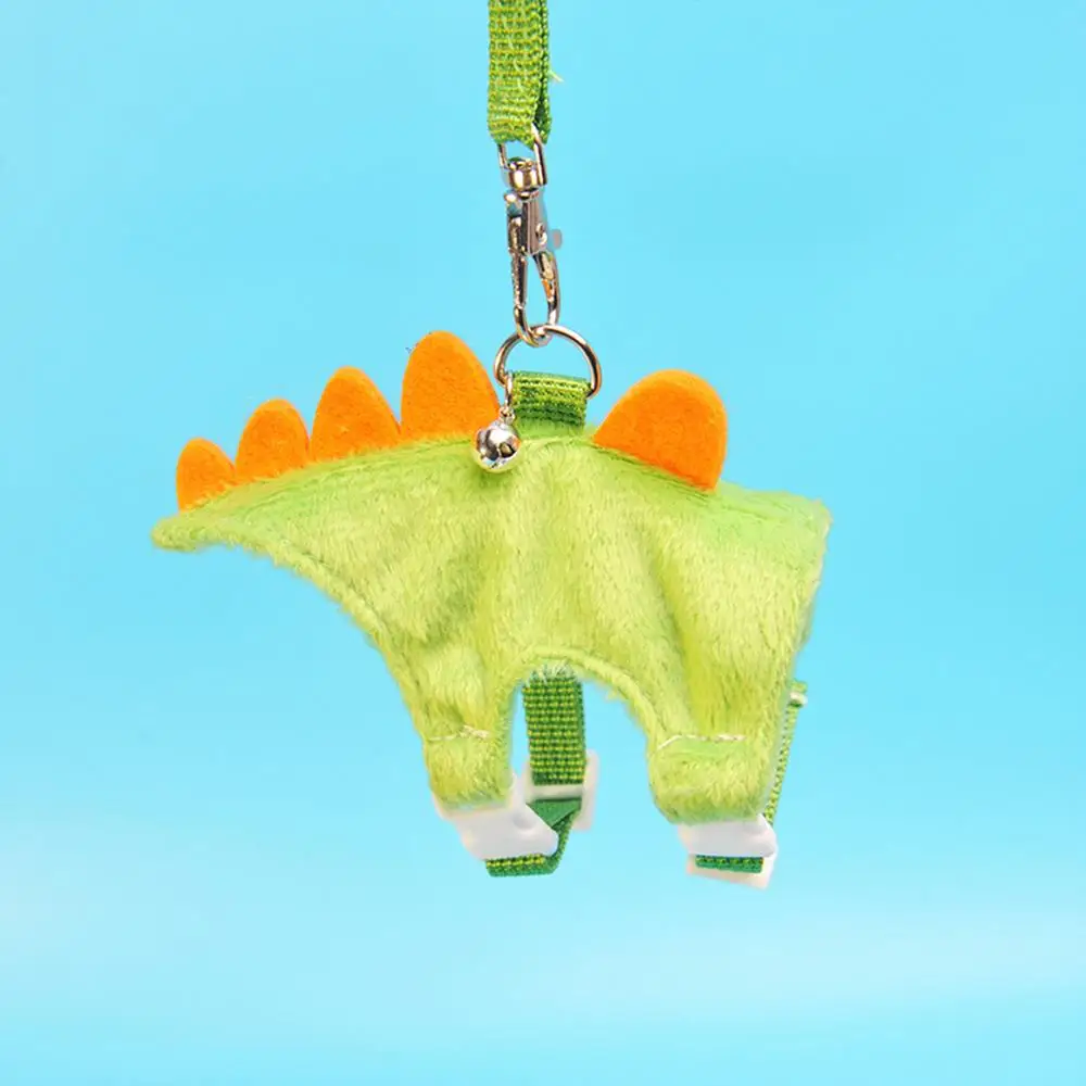 قابل للتعديل النمس الرباط سترة مع جرس الحيوانات الأليفة في الهواء الطلق المشي حبل الأرنب تسخير سترة ديناصور تصميم الحيوانات الأليفة الملحقات