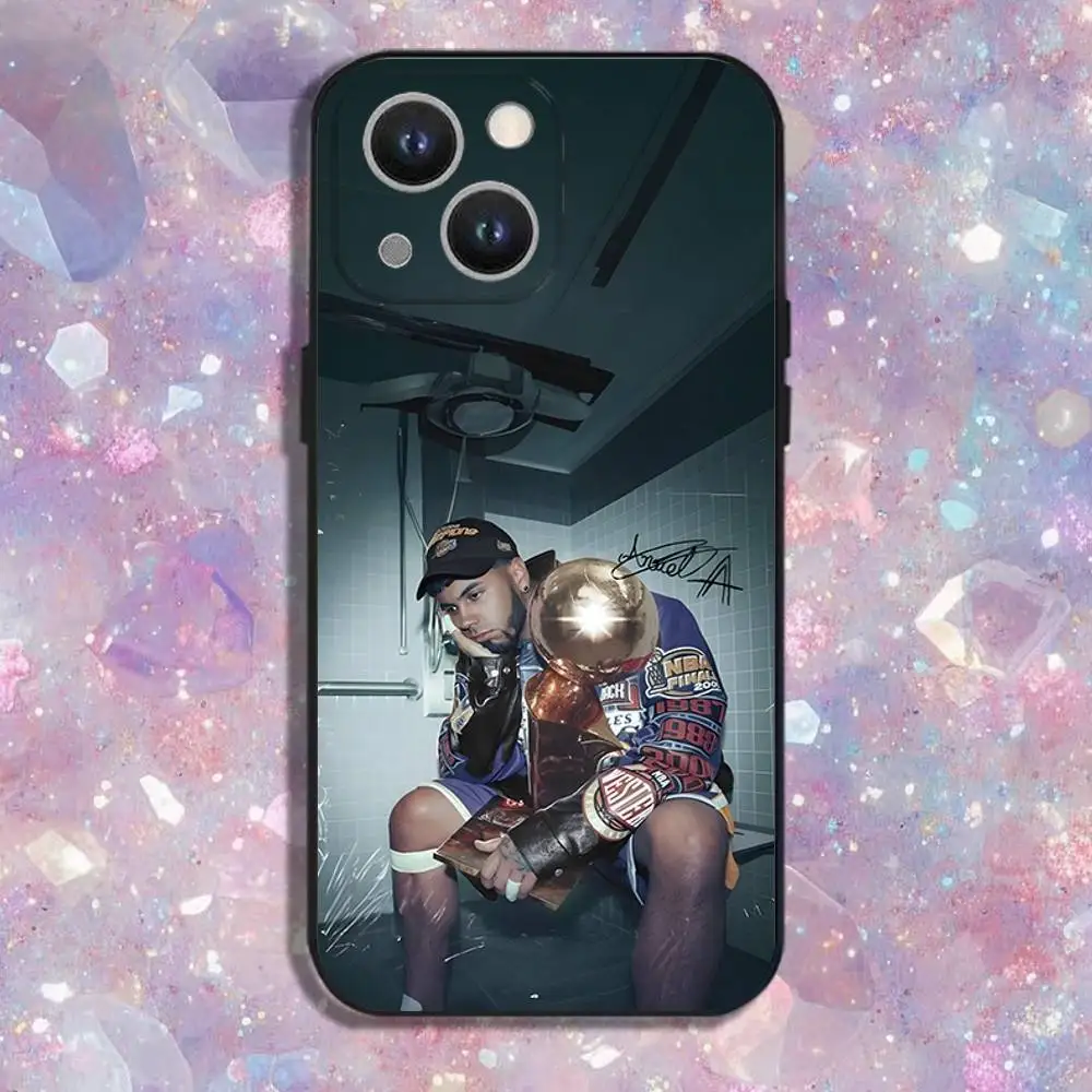 Anuel AA Real Hasta La Muerte حافظة لهاتف آيفون 16 15 14 13 12 11 Pro Max Mini X XS SE4 7 8 Plus 16E غطاء ناعم شل Fundas #3